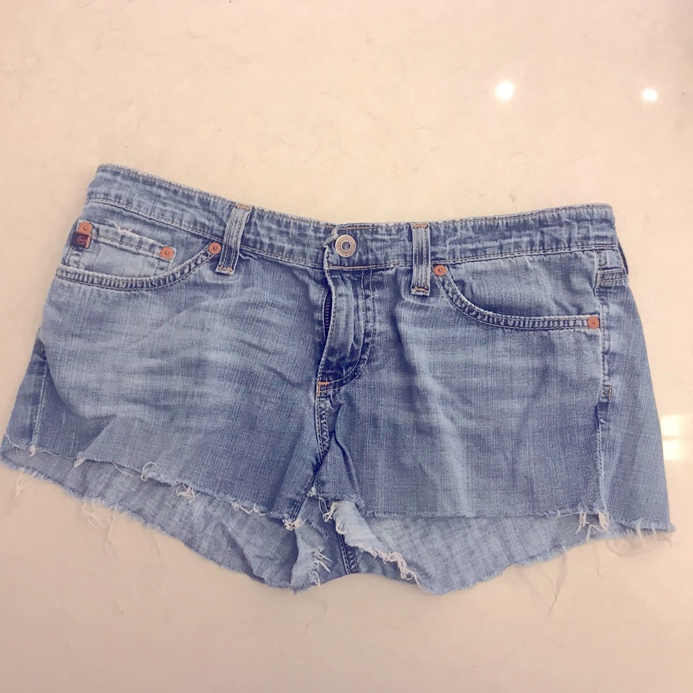 AG Adriano Goldschmied cutoff jean shorts size 28